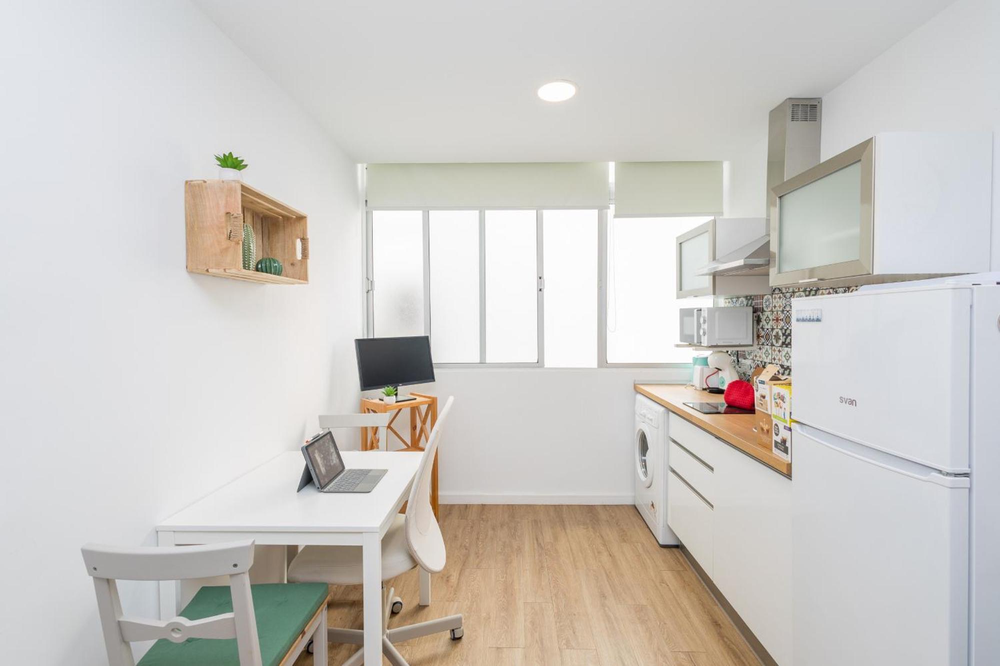 Las Canteras Beach Workfriendly Bright Studio Appartement Las Palmas Buitenkant foto